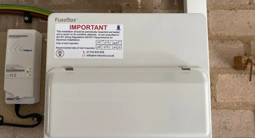 Fuse Board Upgrade in Shrewsbury