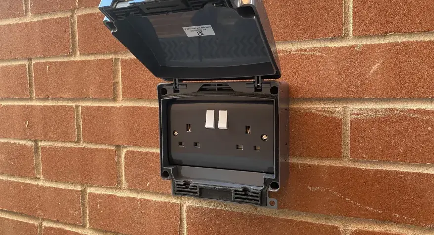 Outdoor Socket in Shrewsbury - RW Electrics